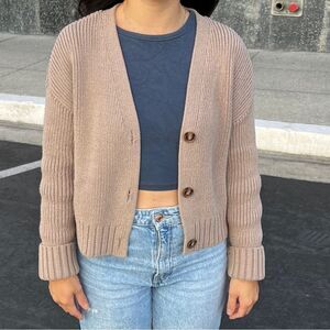 Abercrombie and Fitch button up sweater